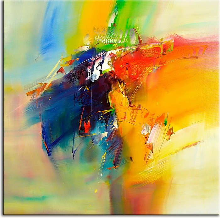 Totti Moreno Leinwandbild - Abstrakte Composition II
