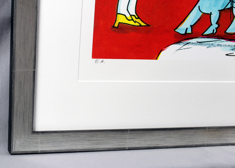 Bilderrahmen in Echtsilberoptik - Anschluesse