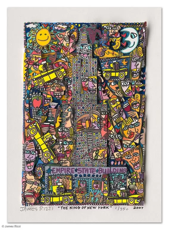 james-rizzi-the-king-of-new-york-ungerahmt-kunst-3d
