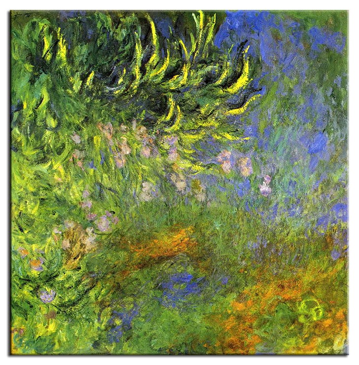 Claude Monet Bilder Iris Am Seerosenteich Leinwandbild Oder Poster In ...