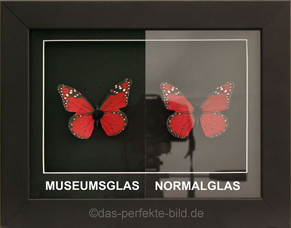 Museumsglas für Otto Waalkes Bilder 70% UV-Schutz, Rahmengröße 40x60 cm