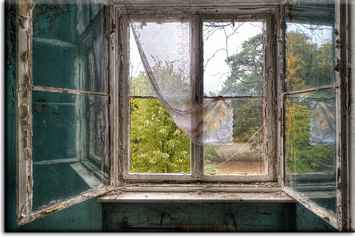 Grischka Georgiev Bilder - Open Window II - Leinwandbild